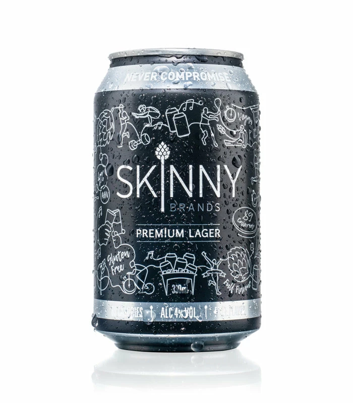 SkinnyBrands Lager Cans 1 SkinnyBrands Lager Cans